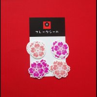 【フレークシール】桜【4柄各5枚の20枚入り】