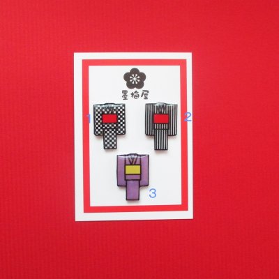 画像2: 【選べるピアス】着物【片耳1個売り】