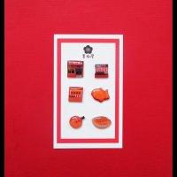 【選べるピンバッジミニ】屋台（たい焼き・たこ焼き）