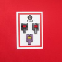 【選べるピンバッジミニ】着物