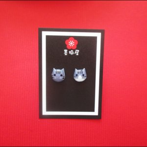 画像: 猫ピアスサバトラ×サバシロ３【SALE770円→550円】