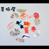 画像: 【フレークシール】深海魚・深海生物【15柄×各2枚の30枚入り】