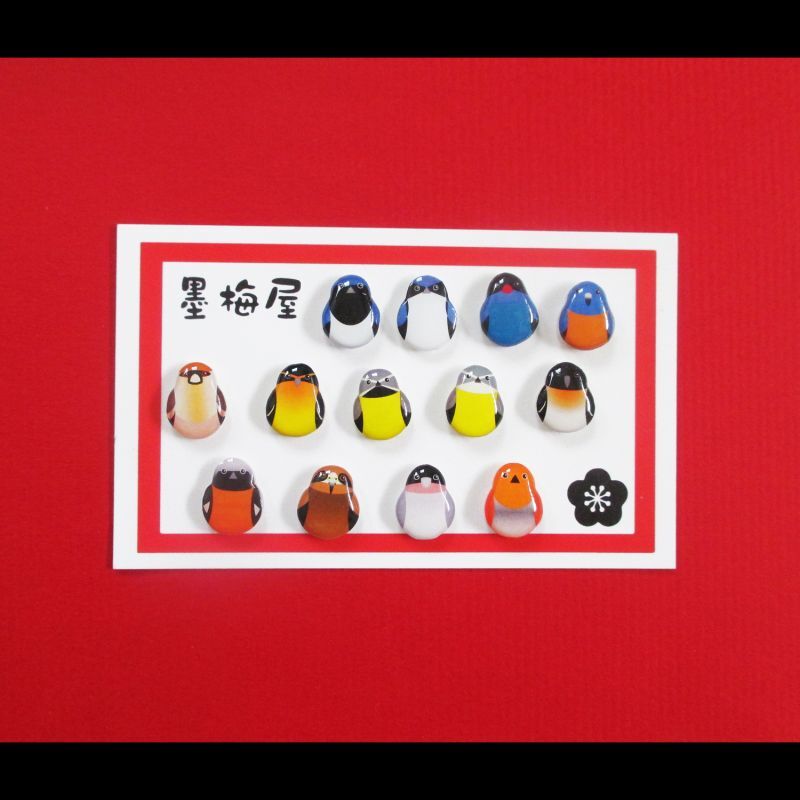 画像1: 【選べるピンバッジミニ】鳥5